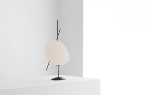 BATTERY CHARGED LAMP BELLE DE NUIT M CERAMIC LIGHTED
