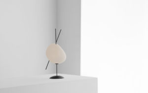 BATTERY CHARGED LAMP BELLE DE NUIT S CERAMIC LIGHTED