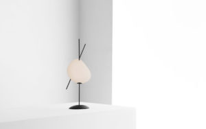 BATTERY CHARGED LAMP BELLE DE NUIT XS CERAMIC LIGHTED