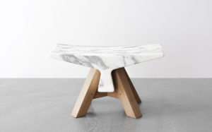 STOOL WHITE MARBLE FROM CARRARA
