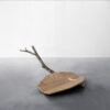 CORBEILLE DOVETAIL CHÊNE SCULPTÉ