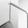 DÉTAILS LAMPADAIRE POISE PLIAGE PAPIER ACIER INOX