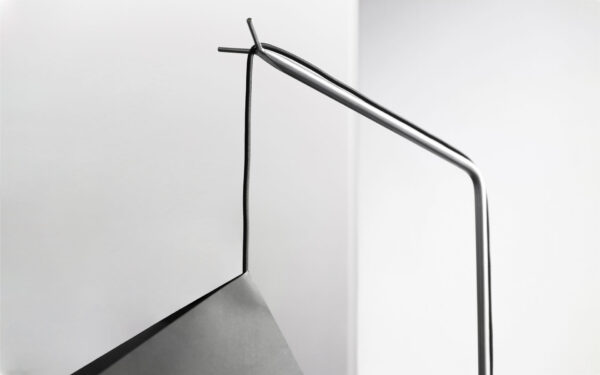 DETAILS FLOOR LAMP POISE PAPER LEAD STAINLESS STEAL