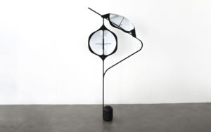 FLOOR LAMP EDALIGHT PAPER METAL CONCRETE SIDE VIEW